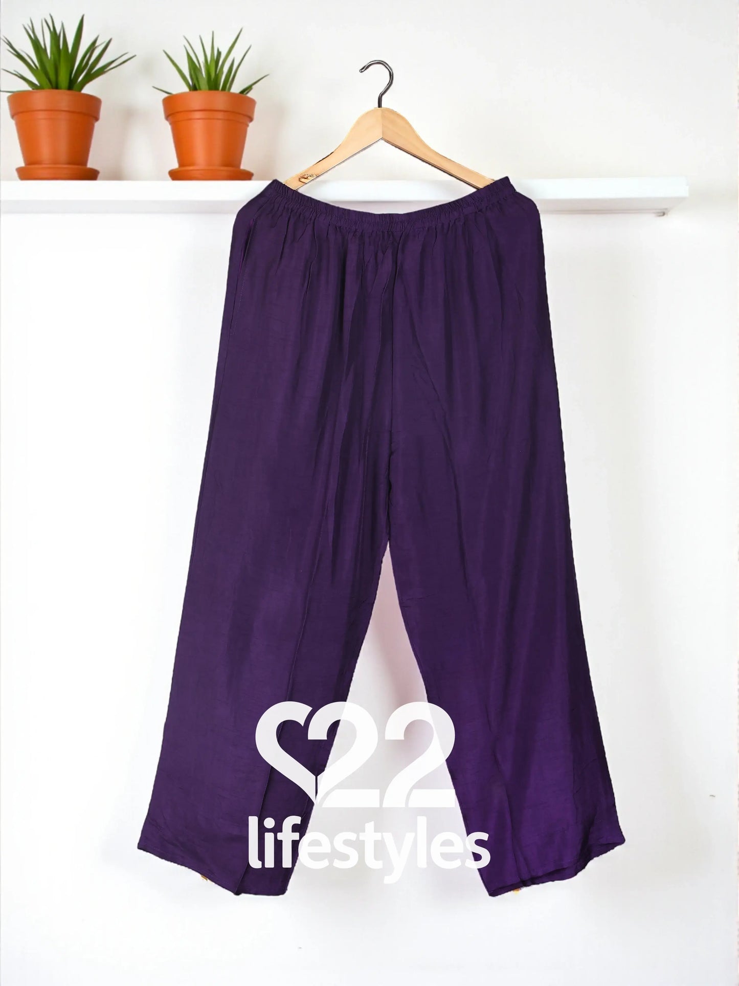 Purple - Embroidered - Anarkali Suit