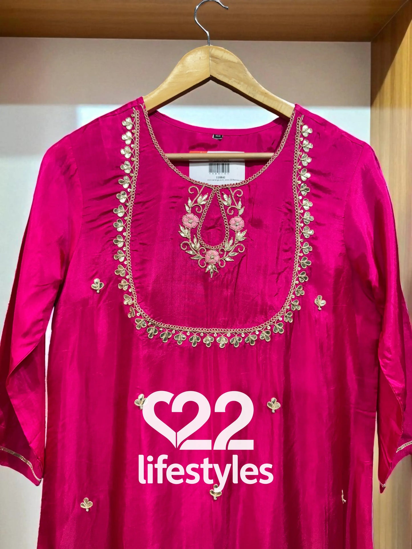 Rani Pink - Embroidered - Salwar Suit