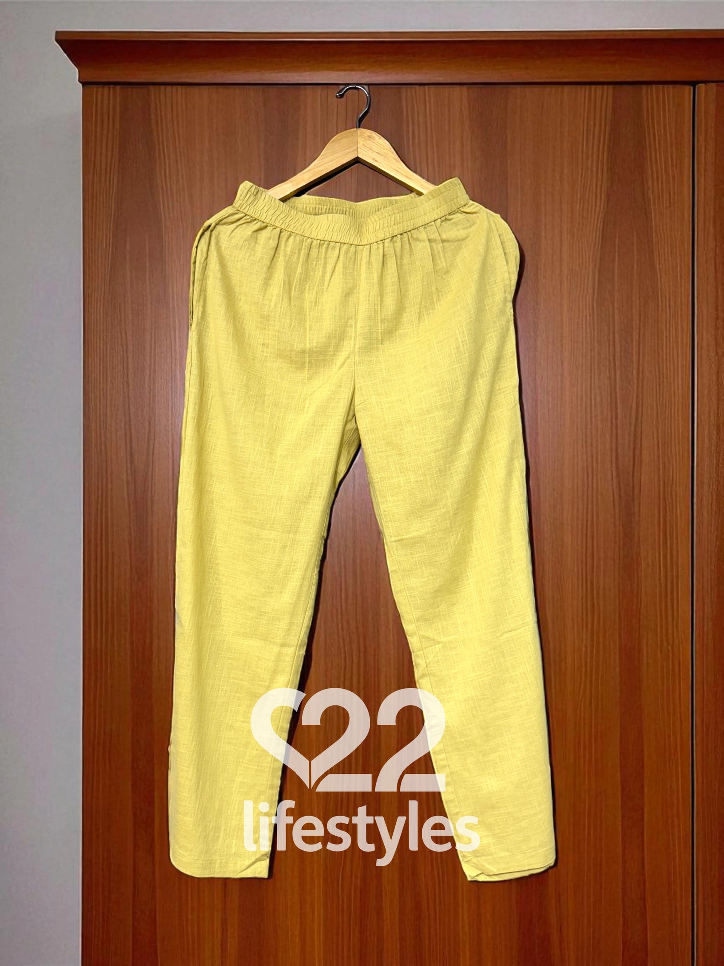 Earthy Lemon Embroidery Co-ord-Set Readymade