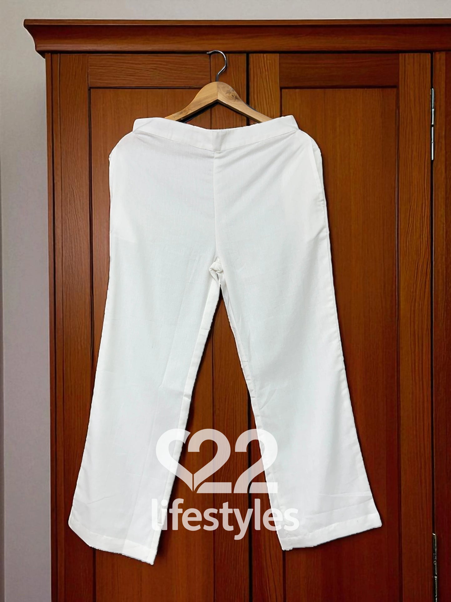 White Embroidery Co-ord-Set Readymade