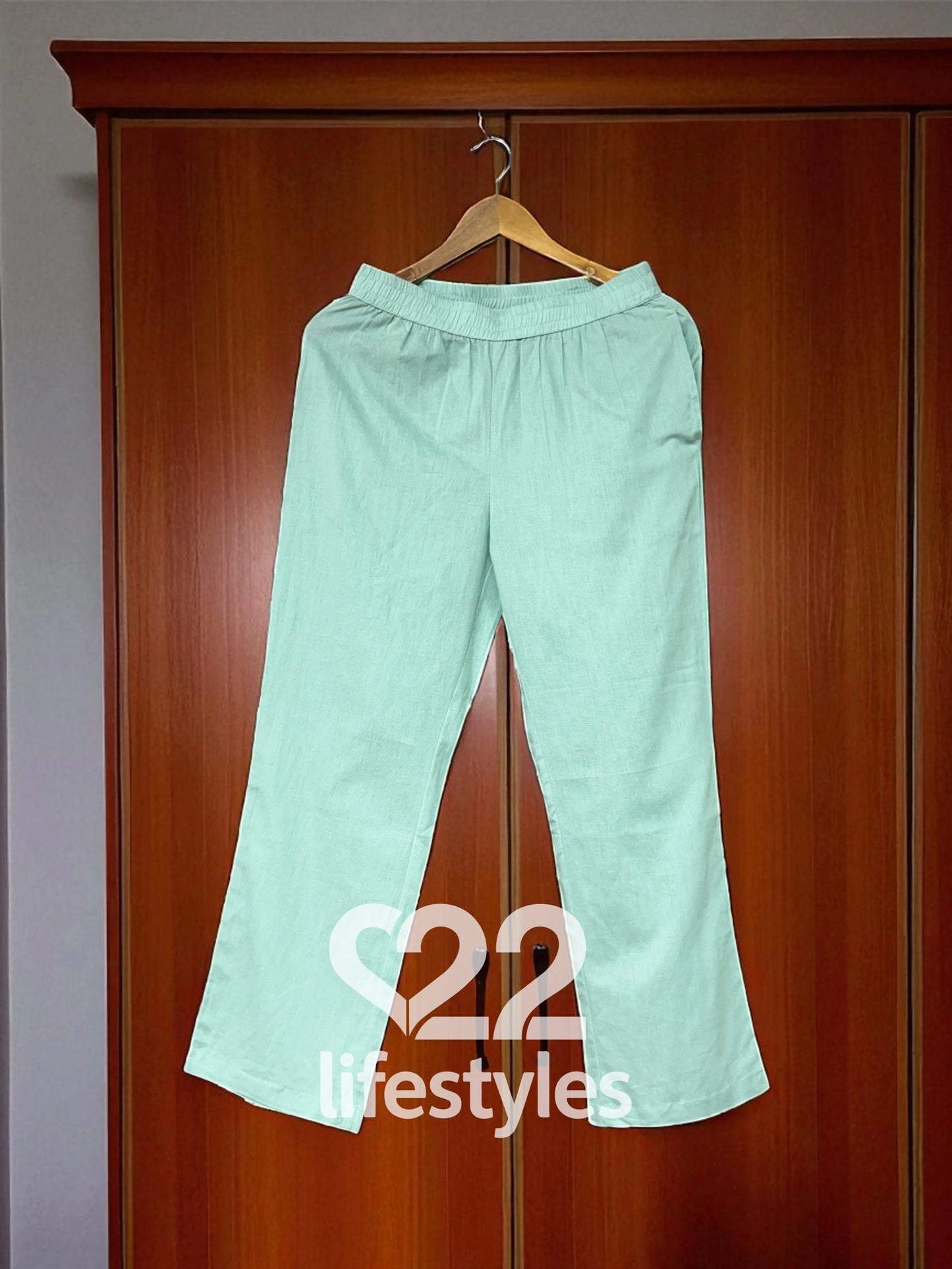 Light sea Green Embroidery Co-ord-Set Readymade