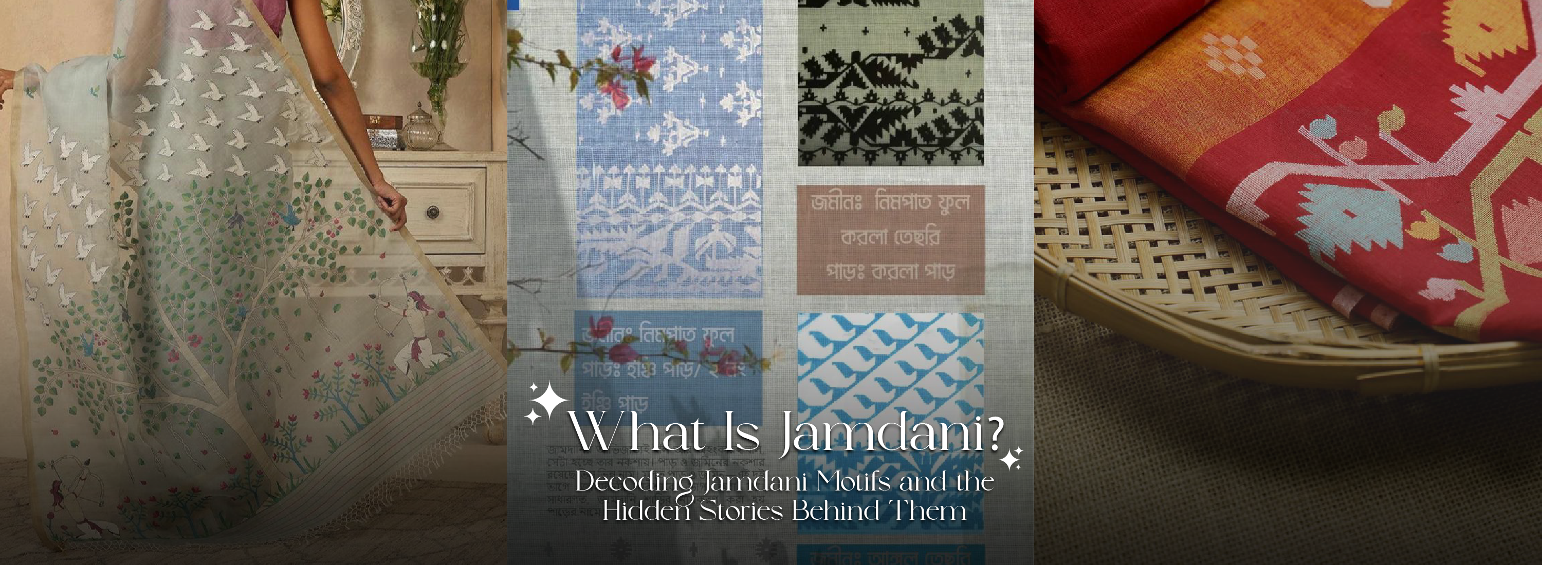 What Is Jamdani? Decoding Jamdani Motifs and the Hidden Stories Behind ...