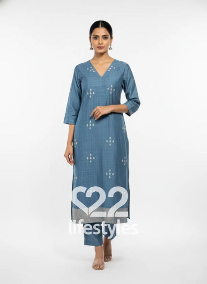 Tussar Pittan Work Readymade Salwar Suit