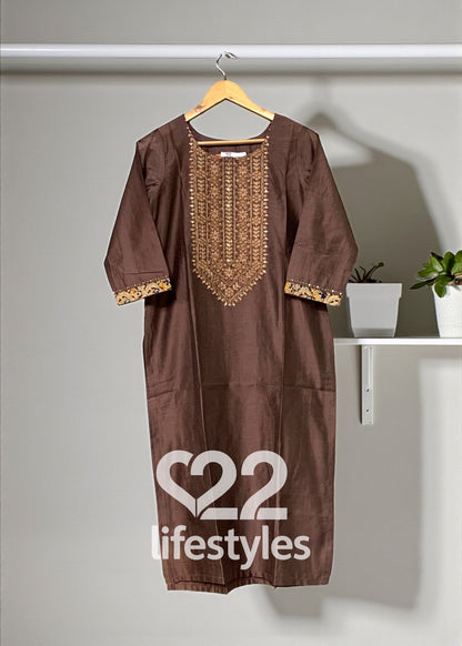 Pure Cotton Silk Kalamkari Straight Suit Set