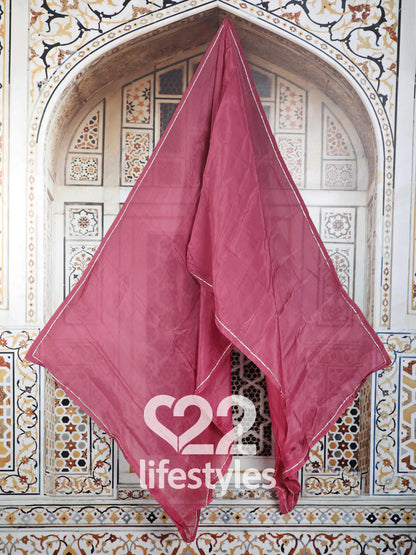 Pure Crepe Mauve Readymade Salwar suit